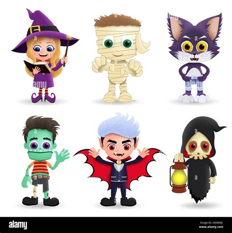 Halloween Characters Cartoon Vector Clipart Friendlystock Vlrengbr