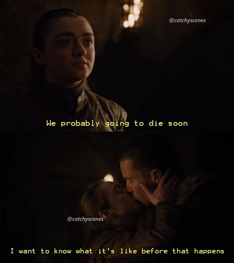 Game Of Thrones Season 8 Gendry And Arya Game Of Thrones Tv Game Of