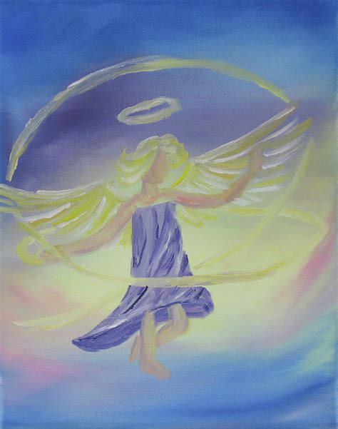 Dancing Angel Painting By Paul Chartier Pixels