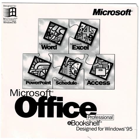 Microsoft Office 95 Professional And Bookshelf Microsoft Free