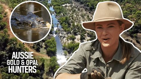 Jacqui And Andrew Encounter Saltwater Crocodile In Palmer River