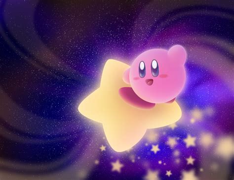 Please contact us if you want to publish a kirby desktop wallpaper on our site. Kirby on a Warpstar - Good for backgrounds! : Kirby