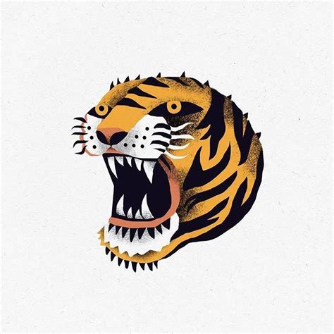 Tiger Illustration Animal Illustration Graphic Illustration