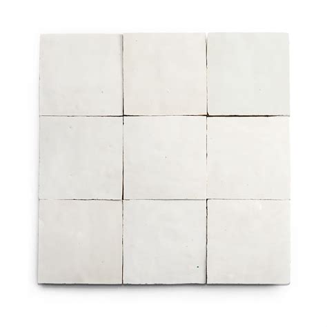 Pure White Zellige Handmade Moroccan Zellige Tile From Zia Tile Zellige Tile Pure Products