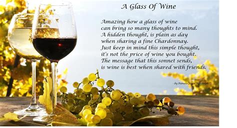 A Glass Of Wine An Original Poem Written By Pamela Joyce Randolph Arizona Poet Lady
