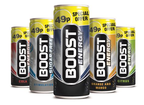 Boost Energy unveils 250ml 49p price-marked can