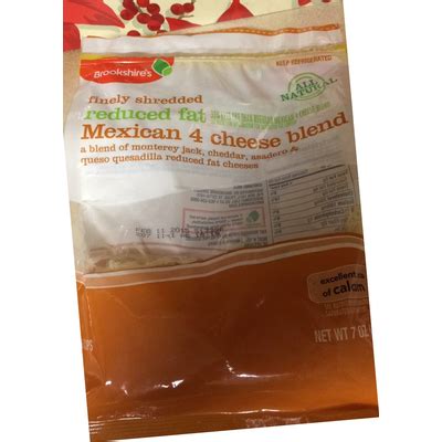Calories In Shredded Cheese Mexican Blend From Kirkland Signature