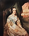 Retrato da Princesa Januária de Bragança. Pintura de Arnaud Julien ...