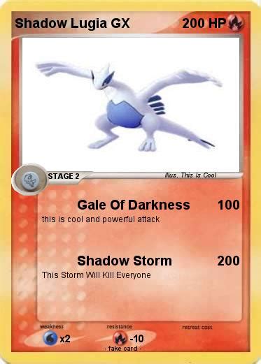 Lugia in the pokemon trading card game. Pokémon Shadow Lugia GX 1 1 - Gale Of Darkness - My ...