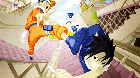 Uzumaki Naruto Fight 1280 X 720 Hdtv 720p Wallpaper
