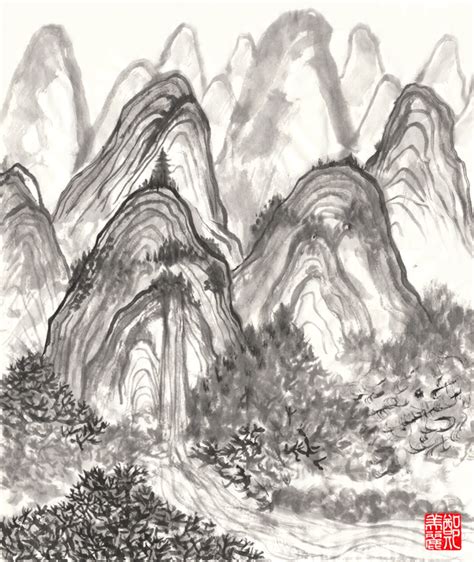 Chinese Ink Paintings Collection Mei Li Nieuwland Illustration