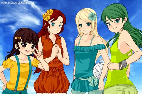 Anime Summer Girls Dress Up Game By Rinmaru On Deviantart