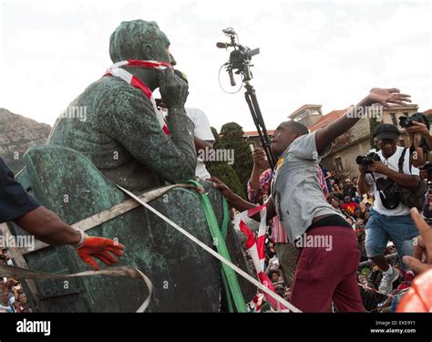 Removal Of Cecil John Rhodes Statue At The University Of Cape Town