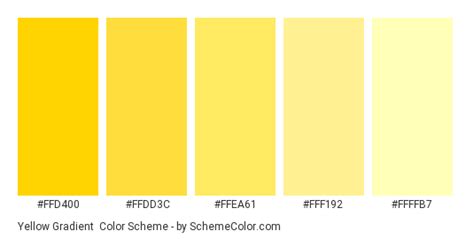 Gradient Color Palette Yellow Jordansoptimisminitiative