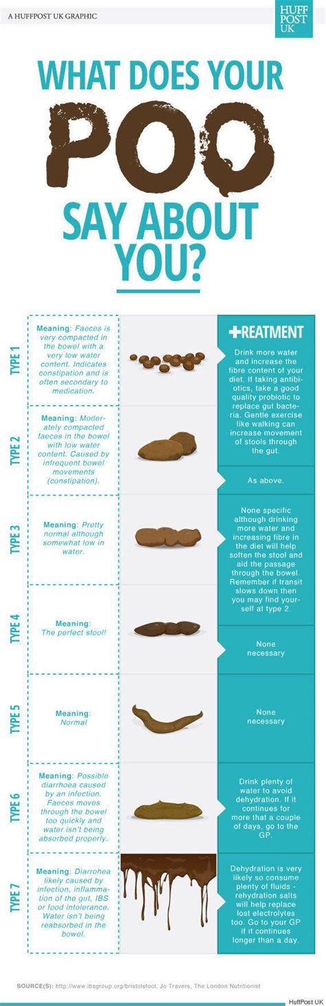 What Your Poo Says About Your Health Infographic Reveals
