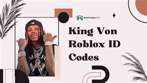 King Von Roblox ID Codes King Von Song Music IDs