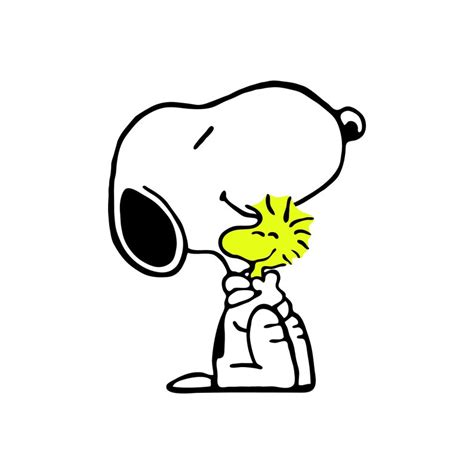 Peanuts 2 Snoopy Hugging Woodstock Digital Download Etsy