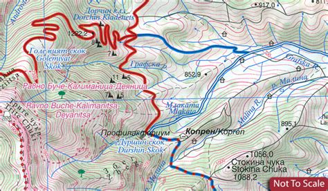 Stara Planina Western Belogradchik To Berkovita Domino Map Stanfords