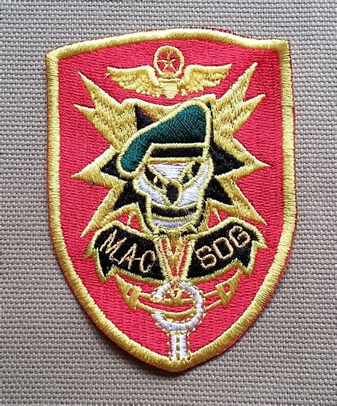 Armia Shop Diecast And Militaria Patch Bordir Us Macv Sog Vietnam War