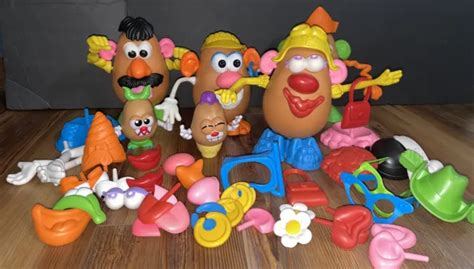 Mr Potato Head And Accessories Lot Playskool Hasbro Vintage 1983 1985