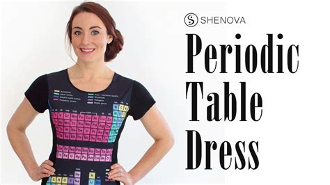 Shenova Periodic Table Dress Youtube