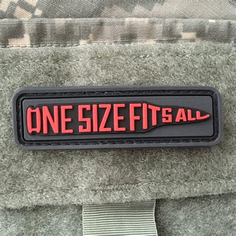 One Size Fits All Pvc Rubber Morale Patch By Neo Tactical Gear High