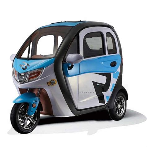 Source 2019 New Design Electric Passager Tricycle Enclosed Type
