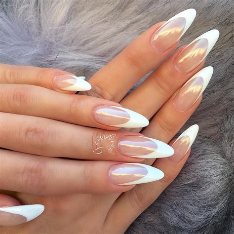 Almond French Dip Nails Iona Nails