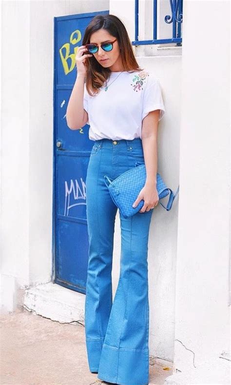Pantalones Campana 70s Women Fashion Flare Jeans Style Jean Outfits