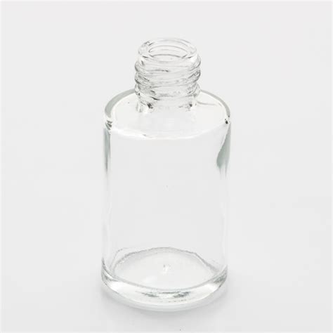 1 Oz 30ml Clear Cylinder Glass Bottle 297 Pieces In A Case