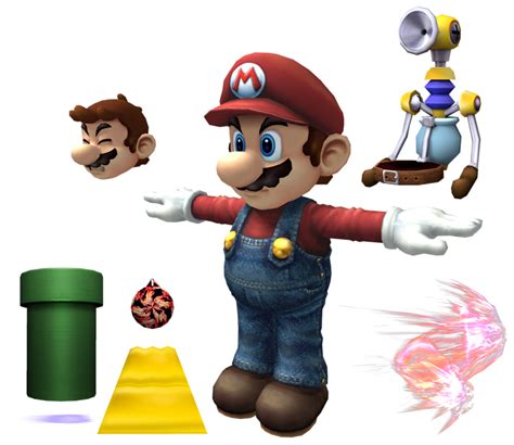 Wii Super Smash Bros Brawl Mario The Models Resource