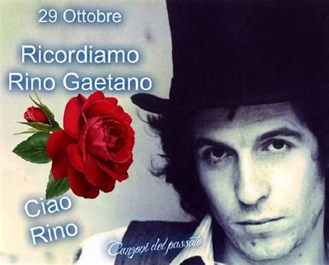 Gaetano concluse le riprese di e cantava le canzoni, una produzione indipendente dell'associazione capri. Ricordando RINO GAETANO che oggi avrebbe compiuto 68 anni ...