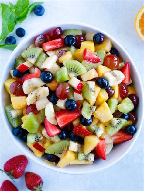 Easy Fruit Salad Fresh And Delicious Cookin With Mima