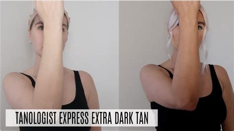 Testing Out Tanologist Express Extra Dark Tan Mousse Lovefings Youtube