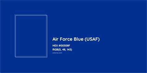 Us Air Force Colors