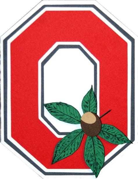 Buckeye Leaf Ohio State Block O Debora Milke