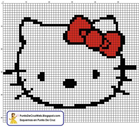 Carita Hello Kitty Punto De Cruz Cross Stitch Charts Cross Stitch