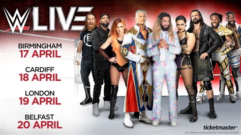 Wwe Live Returns To Birmingham Cardiff London And Belfast In April