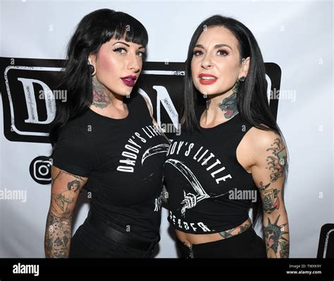 June 22 2019 Glendale California Usa Jessie Lee And Joanna Angel Attends Dooms Whiskey