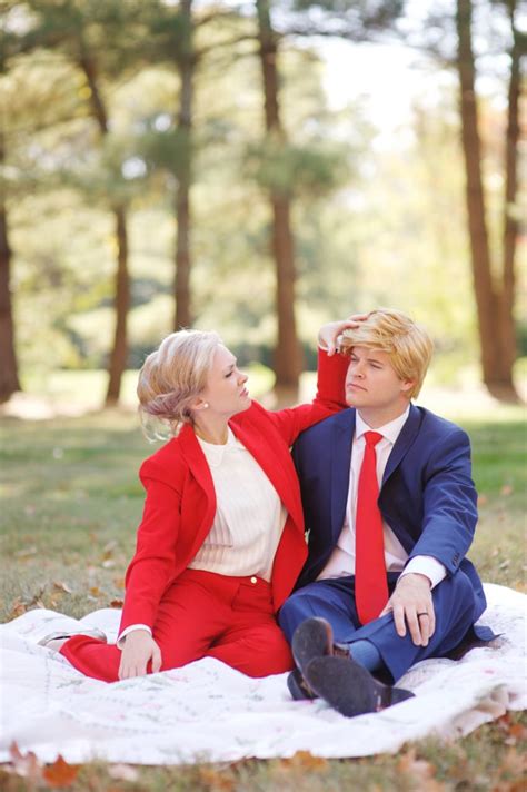 Donald Trump And Hillary Clinton Engagement Shoot Popsugar Love And Sex Photo 16