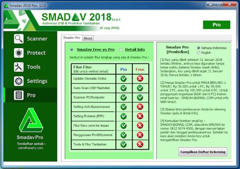 Serial Key Smadav 2018 Rev 1201 Terbaru Berhasil Registrasi Pro