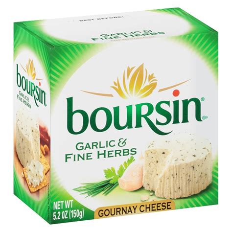 Boursin Garlic Herb Cheese Spread Garlic Fine Herbs Source