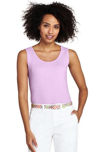 Womens Cotton Tank Top From Lands End