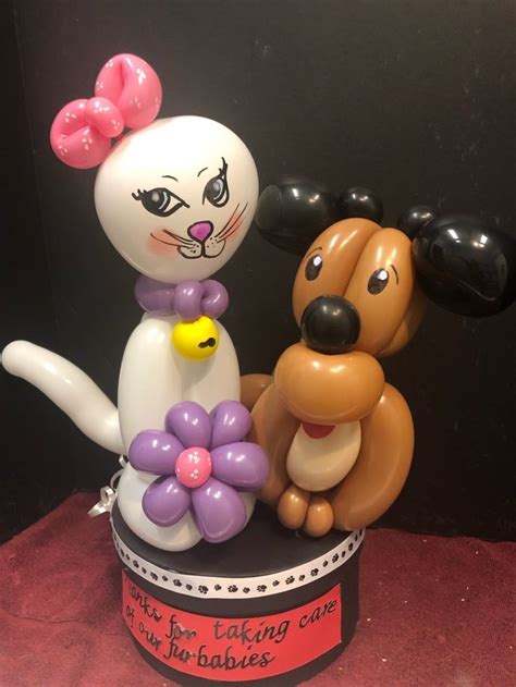 Pin By Terry Whaples On Dogs Cats Balloon Cat Balloons Dog Cat Desserts