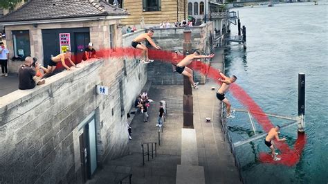 Parkour Water Challenges Basel 🇨🇭 Youtube