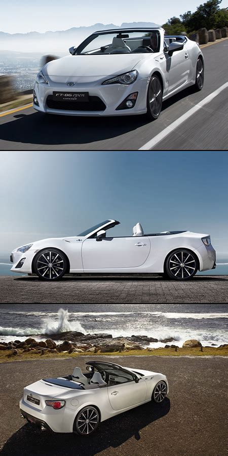 Toyota Ft 86 Open Concept Unveiled Shows What An Ft 86 Convertible