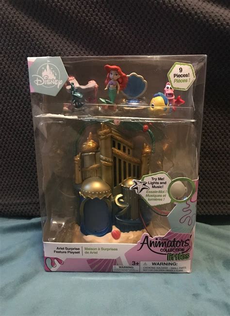 disney animators collection littles ariel surprise feature playset gently used as decoration