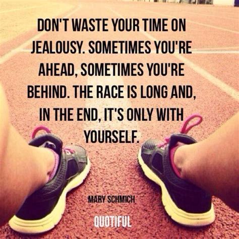 Always Against Yourself Keep Running Fitness Quotes