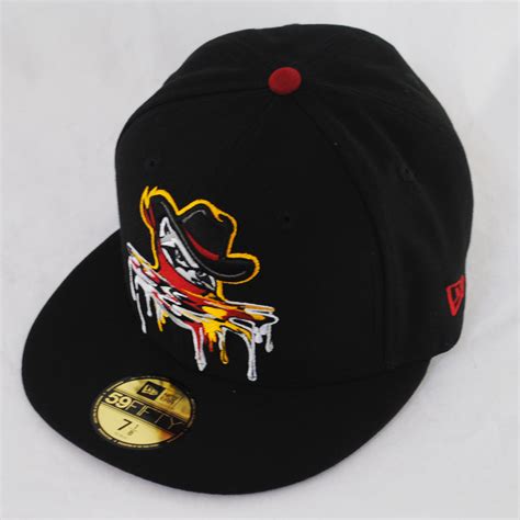 New Era 59fifty Quad Cities River Bandits Spring Melt Black Fitted 5950
