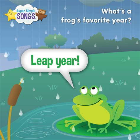 Q Whats A Frogs Favorite Year A Leap Year Funny Jokes For Kids